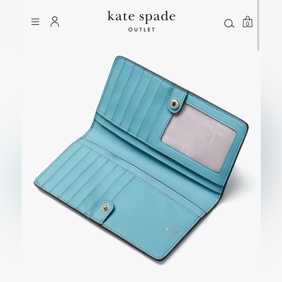 Kate Spade Schuyler Large Slim Bifold Wallet. EUC! Like new! - Picture 9 of 10